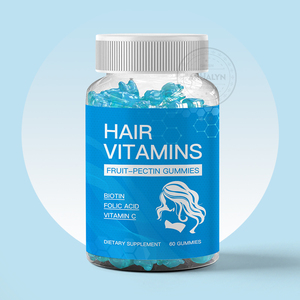 OEM personalizzabili etichette di qualità competitiva capelli vitamina gommosi/integratori a base di erbe - Product Image 1