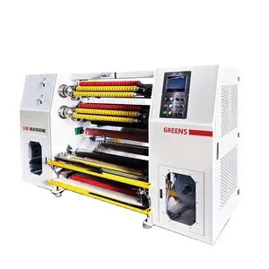 high speed stationery tape slitting machine 1000mm width super clear press roller