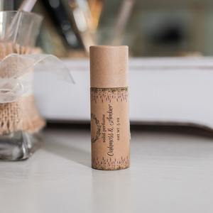 Emballage cylindrique en matériaux recyclables, carton cadeau, papier kraft biodégradable, tube en papier pour cosmétiques et rouges à lèvres - Product Image 4