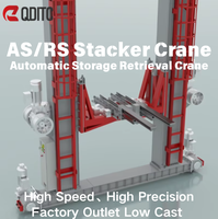 Teknologi Tinggi Otomatisasi Miniload AS/RS Stacker Crane Penggerak Silinder Hidrolik Kontrol Nirkabel Kapasitas Angkat 50-1000kg