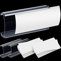 Porte-étiquettes en PVC coextrudé pour rayonnages de supermarché