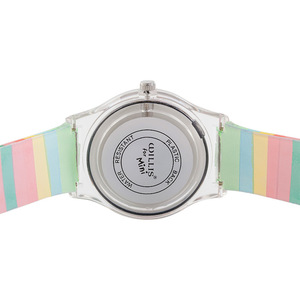 Jam Tangan Anak Perempuan <span class=keywords><strong>Heartbeat</strong></span> Ladies Willis Jam Tangan Wanita Tahan Air Pelangi Modis Resin Jam Tangan Wanita - Product Image 3