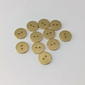 Zinc Alloy Round <b>Buttons</b> 2 Holes Metal Lead Free For Apparel Shenzhen China - Product Image 2