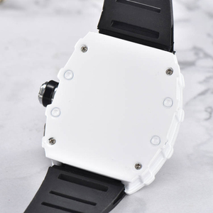 Relojes de Cuarzo para Hombre de Alta Calidad, Relojes de Lujo para Negocios y Deportes, Resistentes al Agua, Luminosos, con Cristal Ovalado Antiguo, Correa de Goma, Regalo de Moda - Product Image 6