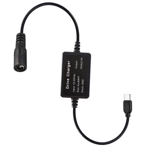 Car step-down cable 9V/12V/24V to 5V 2.5A charging cable car battery DC5521 to Type-C power cable L156 - Product Image 4