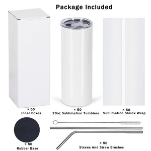 <span class=keywords><strong>Los</strong></span> productos más vendidos 2024 <span class=keywords><strong>vasos</strong></span> de acero inoxidable aislados taza térmica blanca vaso de sublimación 20 Oz - Product Image 2