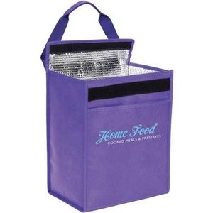Bolsas Térmicas Portátiles con Cierre y Asa para el Hombro, para Alimentos, Picnic, Almuerzo, Entrega, Tejidas, Aisladas, con Personalización de Logotipo, Impresión de Letras en Lámina - Product Image 5