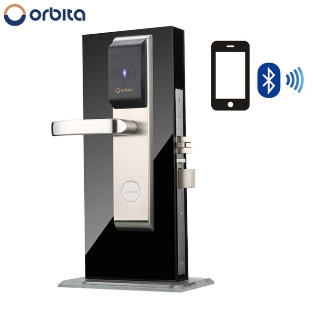 ORBITA Contact-Free Hotel Locking System BLE Door Lock Smart Mobile App Access Lock