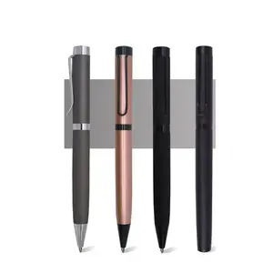 5mm stylo à encre Suppliers-Stylo à bille avec logo personnalisé 2018, à paillettes, pour cadeau, stylo de signature en métal