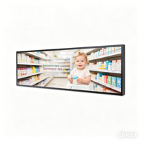Perakende Süpermarketlerde Ürün Tanıtımı için Android Sistemli Dijital Raf Kenarı Esnek Şerit LCD Ekran