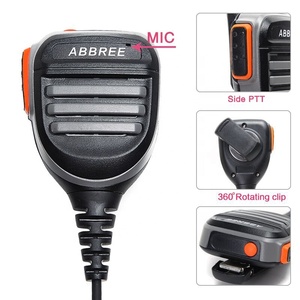 Abbree AR-780 <span class=keywords><strong>PTT</strong></span> Từ Xa Loa Chống Nước Mic <span class=keywords><strong>Microphone</strong></span> Cho Hai Cách Đài Phát Thanh Kenwood TYT Baofeng UV-5R 888S UV-82 Walkie Talkie - Product Image 3