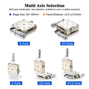 Diacion mbz40 मैनुअल चरण 40*40 मिमी z-अक्ष स्टेनलेस स्टील ऑप्टिकल माइक्रोमीटर हेड ऊर्ध्वाधर स्थापना रैखिक गाइड ब्लॉक - Product Image 3