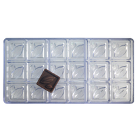 MHC Vente en gros Moules à chocolat en polycarbonate de haute qualité Moules en silicone plastique PC 3D pour la fabrication de gâteaux et de chocolat Sac emballé