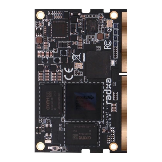 Radxa NX5 RK3588S 8-core CPU Single Board Computer GPU NPU 8K for 260-Pin SODIMM Golden Finger