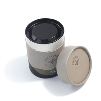Vente en gros de boîte d'emballage compte-gouttes recyclé imprimante de tubes en papier carton kraft pour bougie diffuseur de parfum huile essentielle de roseau