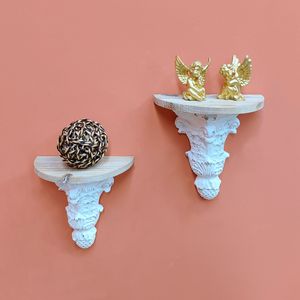 INNOVA prêt à expédier décoration de la maison MGO étagère murale en bois flottant ensemble de supports de meubles de salon - Product Image 5