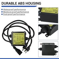 Commutateur de transfert automatique 120V 15A 1800W 2 voies pour générateur ATS, interrupteur de commutation IP50 NEMA 5-15P/R pour alimentation de secours domestique