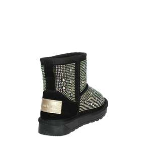 Botas Bajas para Niña, Color Negro HX003, con Estrellas de Diamantes de Imitación, para Invierno - Product Image 3