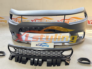 XLstyling haute qualité voiture lifting mise à niveau Bodypart 2019 HCT pare-chocs avant sans trou de phare antibrouillard pour chargeur 15 + - Product Image 6