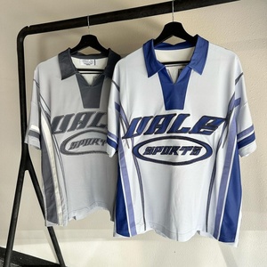 2024 Custom Manufacturer Wholesale Gym Polyester Mesh T-Shirts Sports Jersey Pullover Polo <b>Tshirts</b> Football T Shirt for Men - Product Image 4
