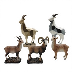 Figura de Resina Ecológica Bharal (Oveja Azul), Escultura del Himalaya Pintada a Mano, Modelo JOINSTE JOK, Color/Tamaño Personalizable - Product Image 1