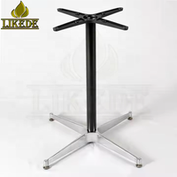 Pieds croisés en acier Pieds de table en aluminium
