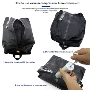 Sac de compression sous vide pour vêtements de voyage, <span class=keywords><strong>veste</strong></span> en duvet, sac de rangement étanche pour vêtements, sac de rangement hermétique en nylon, sacs de voyage en plein air - Product Image 1