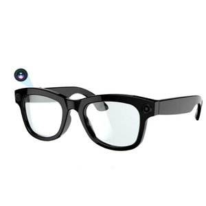M01 Smart <b>Glasses</b> 5MP <b>Camera</b> 32G Memory Wi-Fi Phone Call Black Transparent - Product Image 2