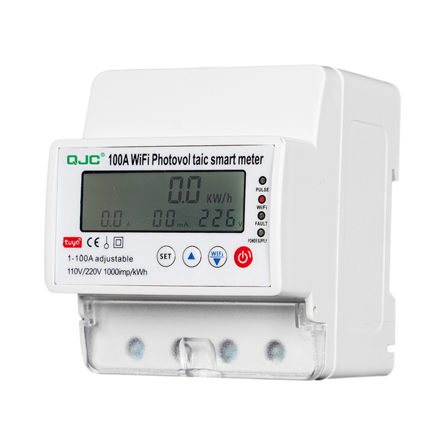 Bidirectional Meter Measure Both Import and Export Energy Consumption Single Phase Smart Energy Meter