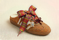 Ruban cadeau en gros-grain à carreaux écossais, directement de l'usine, pour la décoration de chaussures, l'emballage cadeau, le bricolage et les travaux manuels