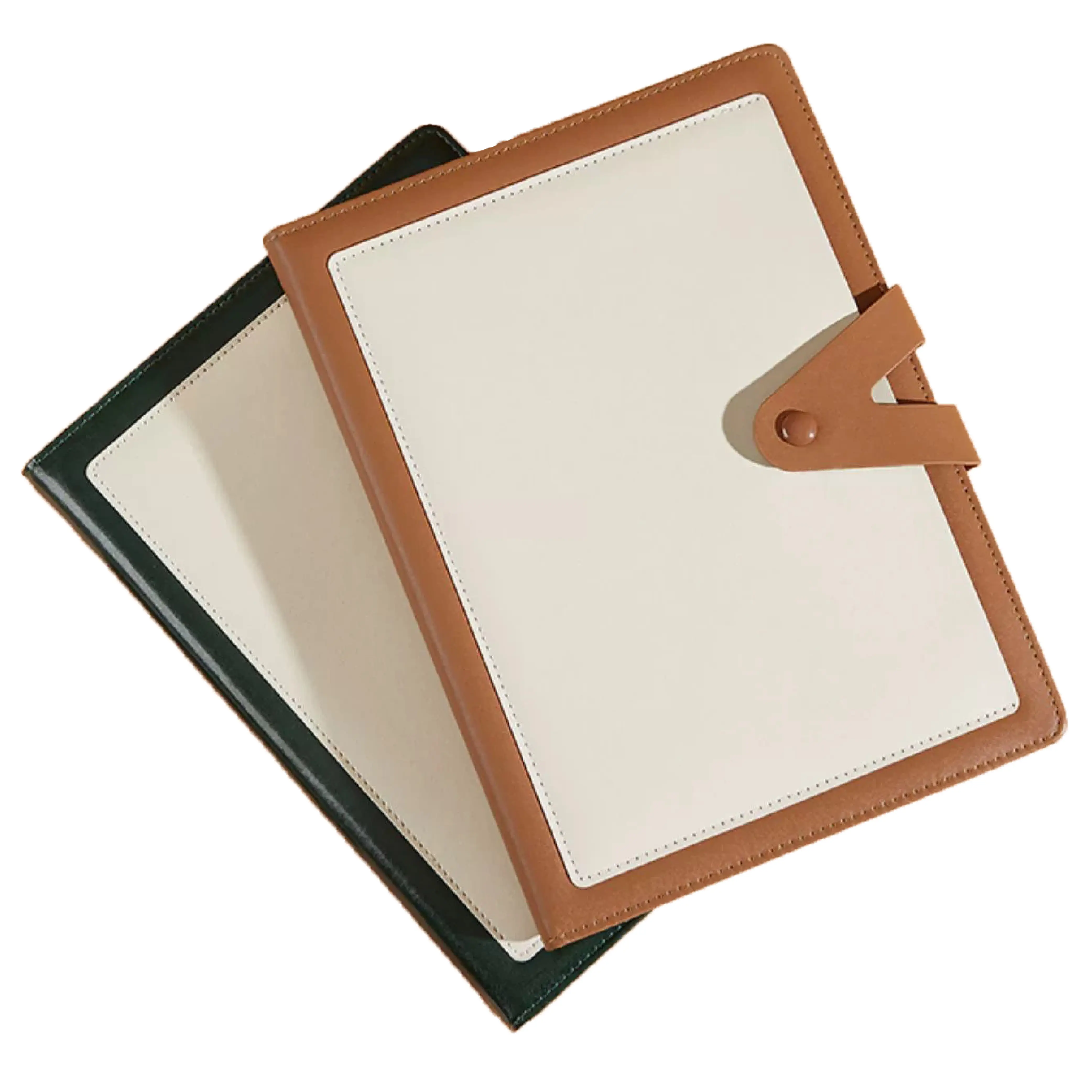 PUレザーB5日記ブックノートブックカスタマイズ可能なロゴ印刷されたビジネスジャーナルハードカバーポケット付き磁気バックルノートブック