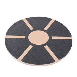 <strong>Kids</strong> Yoga Twisting Plate Wooden Round Wobble Balance <strong>Board</strong> for Indoor Fitness Training <strong>Body</strong> Exercise Tool - Product Image 5