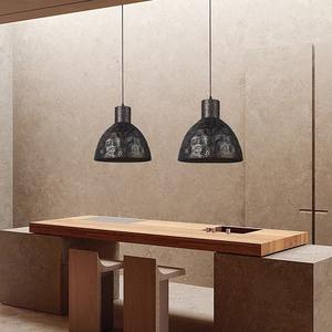 โคมไฟเพดานสไตล์วบิซาบิสมัยใหม่ ดีไซน์อุตสาหกรรม โคมไฟสร้างสรรค์สำหรับร้านอาหารญี่ปุ่น บาร์ โคมไฟระย้า - Product Image 4