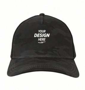 Casquette de camionneur sportive personnalisée à 5 panneaux avec 100% de coton sur le devant et maille 100% de polyester pour les aventures en plein air - Product Image 2