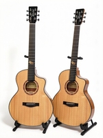 Warm Sound 36 Inch Folk Guitar Sitka Spruce Solid Top Mahogany Natural Gloss