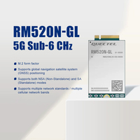 Módulo IoT Celular 5G WZ-LAN RM520N-GL con Interfaz M.2, Desbloqueado, con Posicionamiento GPS, -40~+85, para Sistemas de Control Remoto