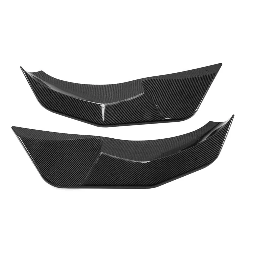 Auto Stoßstangen zubehör schwarz Front stoßstange Lip gloss schwarz und Carbon Spoiler lippe für BMW G01 X3 2018-2021