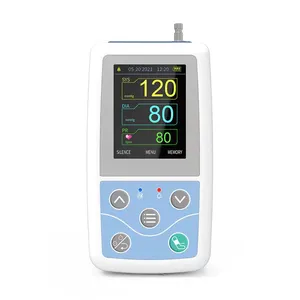 CONTEC-máquina portátil de presión arterial, dispositivo de control CE ABPM50, 24 horas de salud, oem