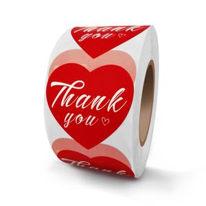 Autocollants de remerciement personnalisés en rouleau, fabricant chinois OEM - Product Image 2