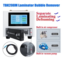 TBK 208M 3 en 1 OCA Machine à plastifier Pompe à vide incurvée droite pour réparation d'écran LCD pour iPhone Samsung