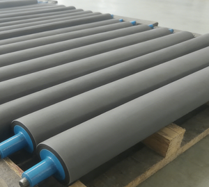 บริการตัดสายพานลำเลียงกระจกแบบ FKM/Hypalon/โรลเลอร์ ทนทาน 70% เสียงเบา แรงเสียดทานต่ำ 190 # -400 #   60-95 ชอร์ - Product Image 3