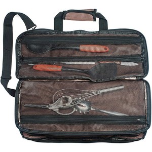 Sac de transport zippé personnalisé pour couteaux de chef, système de transport culinaire multi-emplacements, organisateur d'équipement professionnel pour la restauration - Product Image 6