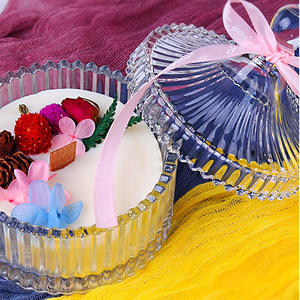 แม่พิมพ์ซิลิโคนพร้อมฝาปิด สำหรับทำกล่องคอนกรีตทรงกลมลายทาง ใช้เก็บโดมิโน่ ของจิปาถะ เครื่องประดับ เทียน และกระถางต้นไม้ - Product Image 2