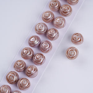 Perles baroques d'eau douce blanches naturelles 11-14 mm avec trous, accessoire de bijouterie DIY, planche avec couleur sur la planche - Product Image 1