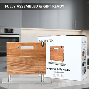 Giá để đồ bằng gỗ, giá để đồ nhà bếp, giá để dao từ tính - Product Image 6