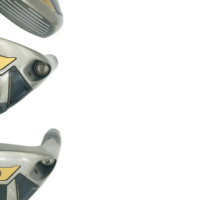 Ensemble de golf hybride pour droitiers, logo personnalisé en gros OEM, qualité en acier titane et bois avec tête en acier inoxydable