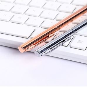 Slim Gold Metal <b>Ballpoint</b> <b>Pen</b>, Luxury Polished Gold Executive <b>Pen</b> for Office & Corporate Gifts, Custom Logo - Product Image 6