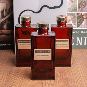 <b>Reed</b> <b>Diffuser</b> Set Glass Rectangle Paraben Free Alcohol Free Long Lasting Aroma 6 Months Fresh Air Indoor Bedroom Hotel - Product Image 2