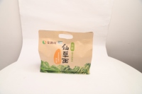 Sachet à fond plat transparent imprimé sur mesure pour emballage de pain, résistant à l'humidité, pour toasts, pains et produits de boulangerie