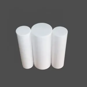 Haste de ptfe 100% de moldagem branca da virgem ptfe